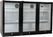 Backbar koeler - 3 deurs - zwart - deurslot - LED verlichting - ventitator - 0 – 10 ℃ - elektronische thermostaat - Husky C3-865-BK-NL-HU 6