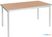 Gopak enviro rechthoekige indoor eettafel berkeneffect 1400mm, Gopak GE966
