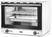 HENDI 229873 Convectieoven met bevochtiging H100S, , GN 1/1, 230V/3500W, 699x608x(H)550mm 2