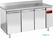 Diamond " Wand " Koelwerkbank, Geforceerd, 3 deuren GN 1/1, 405 liter (zonder groep) - TS3N/HA