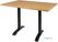 Bolero Voorgeboord Rechthoekig Tafelblad Essenfineer 1100 X 700mm, Bolero CY950 5