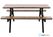 JE893 Bolero Acacia rechthoekige picknicktafel bankenset 2