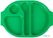 Kristallon dienbladen met vakken 37,5 x 27,8cm groen | U040