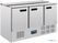 Gekoelde saladette met deksel | 3 Deuren, 1/1GN | 368 liter | Polar G607