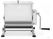 HENDI 282281 Vleesmenger met kantelbare mengtank, , 20L, 285x550x(H)385mm 6
