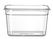 Hendi Gastronormbak 1/2 | 200 mm hoog | polycarbonaat transparant | 861400 1