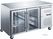 Maxima Koelwerkbank - 282 L - 136 cm - 2 Glazen Deuren - 09400401