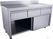 SARO Schuifdeurkast 3 Lades.1600X700mm met Opstaande Rand - 700-2315 3