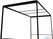 Syna FFWRFBL120X250 FlexFrame Dak 120 x 250 cm Zwart (incl. Extension Set 50 cm) 2