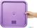 Hygiplas Vierkant Deksel voor Vershouddozen - Paars - Groot - FX145 5