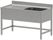 Diverso by Diamond WR-C1E1-DS2 RVS spoeltafel ECO met 1 kuip en links druipvlak, zonder onderlegplank