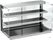 Drop-In Warmvitrine Keramisch Recht - Zwart 5/1, CombiSteel 7495.0340