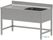 Diverso by Diamond WR-C1E1-DS4 RVS spoeltafel ECO met 1 kuip en 1 links druipvlak, zonder onderlegplank