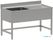 Diverso by Diamond WR-E1C1-DD2 RVS spoeltafel ECO met 1 kuip, afdruipblad rechts, zonder onderlegplank