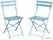 Bolero stalen opklapbare stoelen turquoise | GK982 2