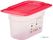 Cambro JN519 Safetrak IML polypropyleen voedselopslagbak 1/9 GN 100mm 4