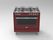 SARO Multifunctioneel Gasfornuis met Elektrische Oven Model TS95C61LVI Bordeaux - TS95C61LVI BORDEAUX
