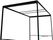 Syna FFWRFBL120X230 FlexFrame Dak 120 x 230 cm Zwart (incl. Extension Set 30 cm) 2
