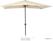 Bolero Sevilla Vierkante Parasol 2x3m Crème - FU505