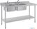 Vogue spoeltafel dubbele spoelbak, Vogue DY824 8