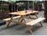 Bolero JB840 Elements houten picknicktafel en bankenset 1,52 m 6