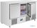 Polar UA090 U-Series Geventileerde 3-Deurs Saladette 400L 5