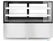 Koelvitrine 410L-121cm(h) | 2 schappen | Wielen | Arktic 233450 4