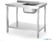 HENDI 816806 Spoeltafel met legplank, met bouten, , Kitchen Line, 600x600x(H)850mm 2