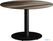 Feros 1310112120 Urban - Dining tafel frame zwart + Tropical Wood HPL Tafelblad Ø120 cm