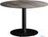 Feros 1310114120 Urban - Dining tafel frame zwart + Riverwashed Wood HPL Tafelblad Ø120 cm