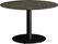 Feros 1310116120 Urban - Dining tafel frame zwart + Midnight Marble HPL Tafelblad Ø120 cm