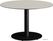 Feros 1310118120 Urban - Dining tafel frame zwart + Sand stone HPL Tafelblad Ø120 cm