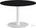 Feros 1310210120 Urban - Dining table Wit frame + Zwart HPL Tafelblad Ø120 cm