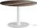 Feros 1310212120 Urban - Dining table Wit frame + Tropical Wood HPL Tafelblad Ø120 cm