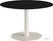 Feros 1310310120 Urban - Dining tafel frame zand + Zwart HPL Tafelblad Ø120 cm