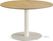 Feros 1310317120 Urban - Dining tafel frame zand + Teak wood HPL Tafelblad Ø120 cm
