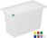Hygiplas FZ094 Click PP GN-bak 1/3 met deksel & 7 kleurclips 200 mm 6,9 Liter (set van 4) 2