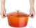Ronde Braadpan | 4 liter | Oranje | Vogue | GH303 2
