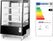 Koelvitrine 650L-144cm(h) | 3 schuine schappen | Wielen | Arktic 233320 2