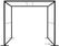 Syna FFWRFBL120X230 FlexFrame Dak 120 x 230 cm Zwart (incl. Extension Set 30 cm) 3