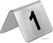Olympia RVS tafelnummers 1-10 | U046