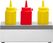 Hendi Sausstandaard rvs voor 3x dispenser flacon 35 cl | 557976 2