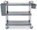 AmerBox 816264 Serveerwagen polypropyleen met 3 bladen, groot, , 1010x500x(H)960mm 3