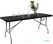 Bolero HZ169 Rechthoekige Centraal Opvouwbare Tafel 6ft Zwart 4