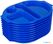 Kristallon dienbladen met vakken 37,5 x 27,8cm blauw | U038 7