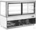 Koelvitrine 410L-121cm(h) | 2 schappen | Wielen | Arktic 233450 5