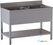 Diamond L1221/D-SX2 Spoeltafel 2 kuipen met onderlegplank