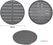 Bolero Aluminium Rond Tafelblad Donkergrijs 580mm - Bolero FX037 5