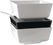 Vierkante melamine kom Float 19cm zwart | GF097 3