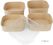 Fiesta Recyclable Fiesta Recycleerbare Vierkante Container Bodems 750ml (Set van 300) - HW015 5